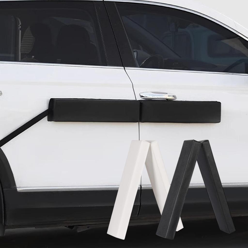 New 98x11x4CM Car Door Protector Magnetic Folding Connected Style Body Side Edge Guard Decorative Anti-scratch Protection Strips