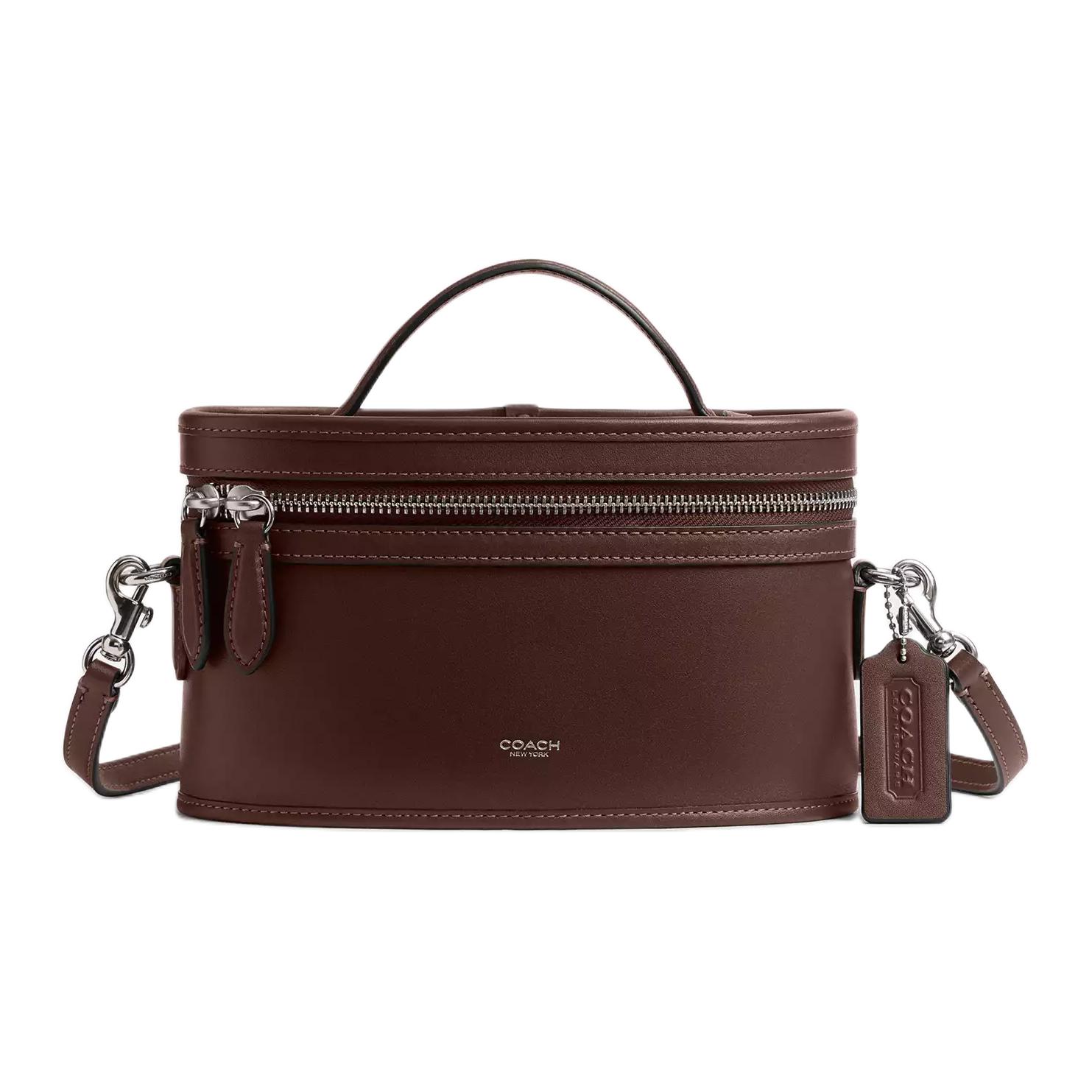

Coach Trail 21 Logo Leather Shoulder Crossbody Bag Small Women bags Maple CBG93-LHMPL Basic Set (Bag+Dust Bag)