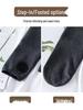 Women's Gray Fleece-Lined Base Layer Pants, Thickened Footed Tights for Autumn/Winter, Plus Size, Wearable Outdoors, Warm and Cozy.