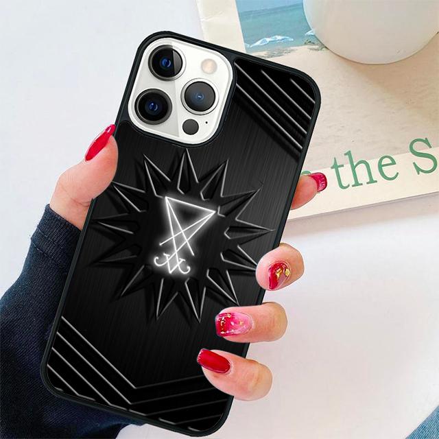 Sigil of Lucifer Coque Shell For iPhone 17 Air 15 16 14 13 12 Pro Max 11 Pro Max Plus Phone Case Cover