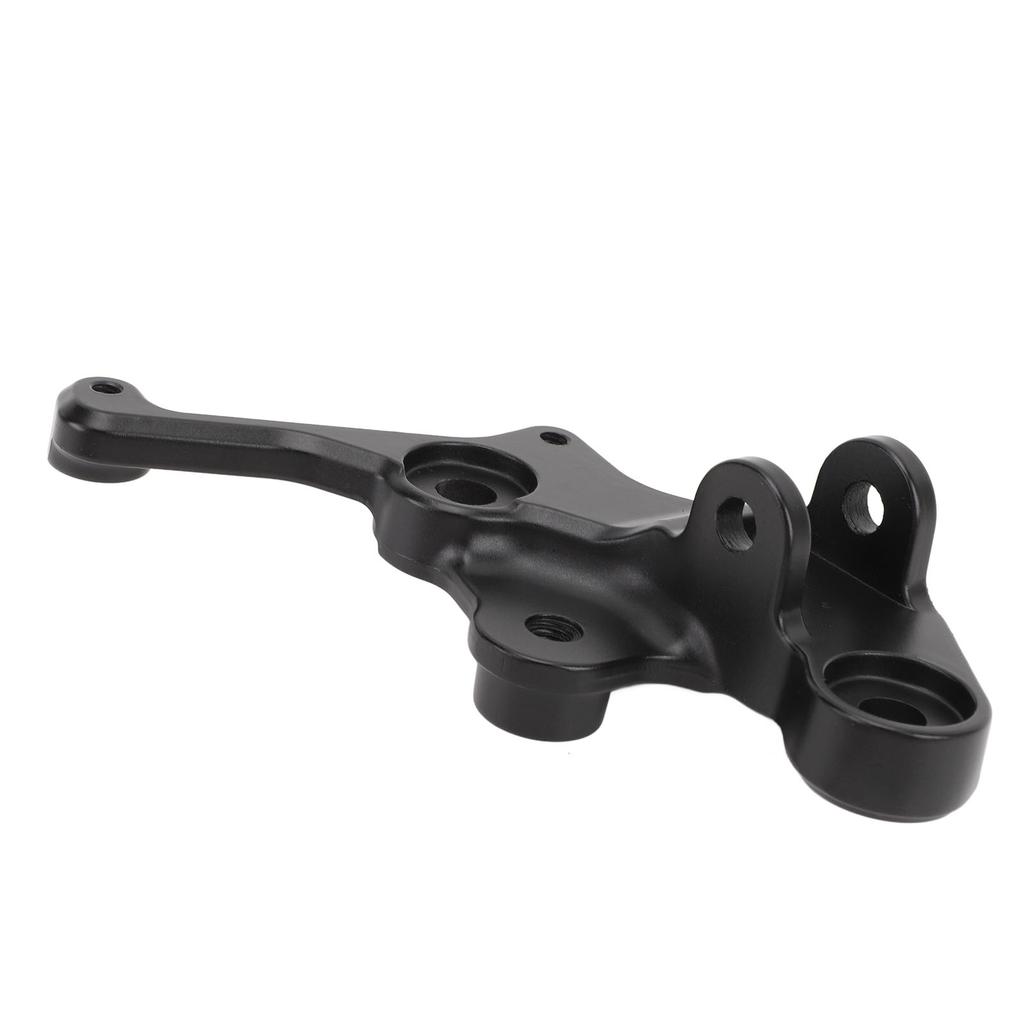 Front Footrest Pedal Peg Bracket Aluminum Rust Proof Crack Resistant Foot Pedal Peg Bracket Mount