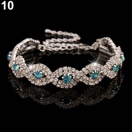 

Женский элегантный свадебный банкетный браслет, коктейльный браслет со стразами