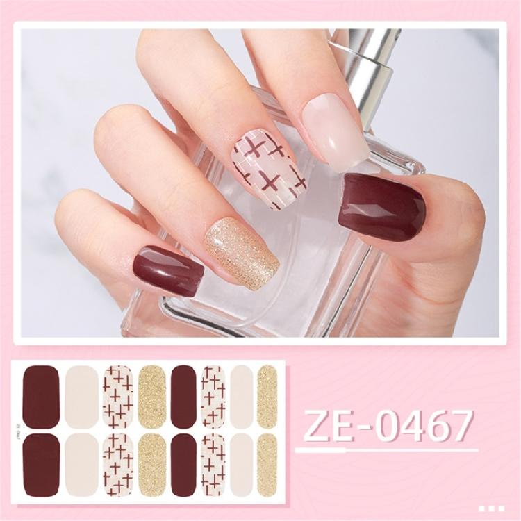 Nail Polish Sticker Nail Strips Nail Polish Art Stickers Wraps Sticker Nails