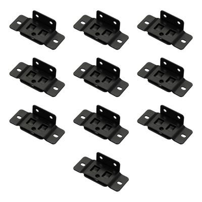 L Shaped Shelf Brackets Heavy Load Bearing Metal Joints Corrosion Resistant Bathroom Hardware Simple Installation 10pcs