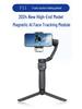 F11 Smart AI 3-Axis Handheld Gimbal for Phones with Face Tracking and Stabilization for TikTok Videos