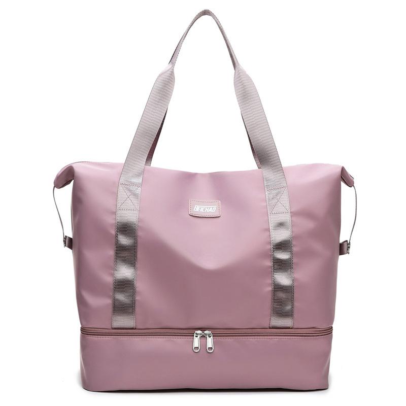Travel Bag Women's Short-distance Portable Lightweight Maternity Bag Can Be Set with Trolley Case Student Large-capacity Luggage Storage Bag