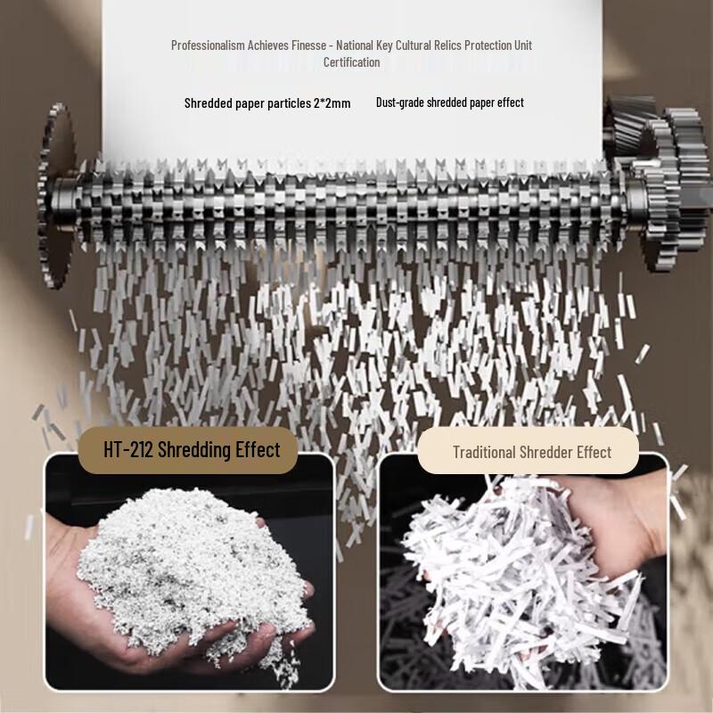 Aerospace Runpu HT-212 High-Security Micro-Cut Paper Shredder CN Plug (adapter Included)
