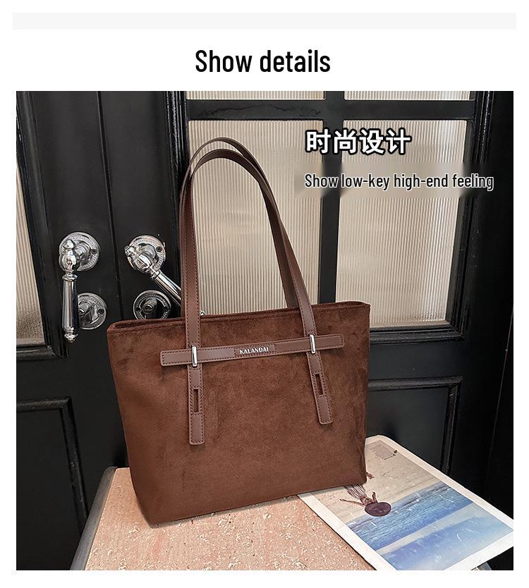 2025 New Leopard Print Women's Large Capacity Frosted Shoulder Tote - Versatile Retro Student Bag for Autumn/Winter