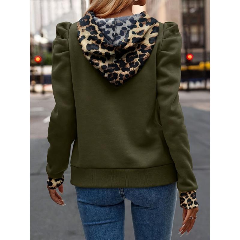 Women S Long Sleeve Pullover Sweatshirt Color Block For Spring Summer Autumn