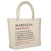 Insulated Beach Bag - PLANETEE - Marylène Definition - Natural Cotton - Large Capacity - Printed In France