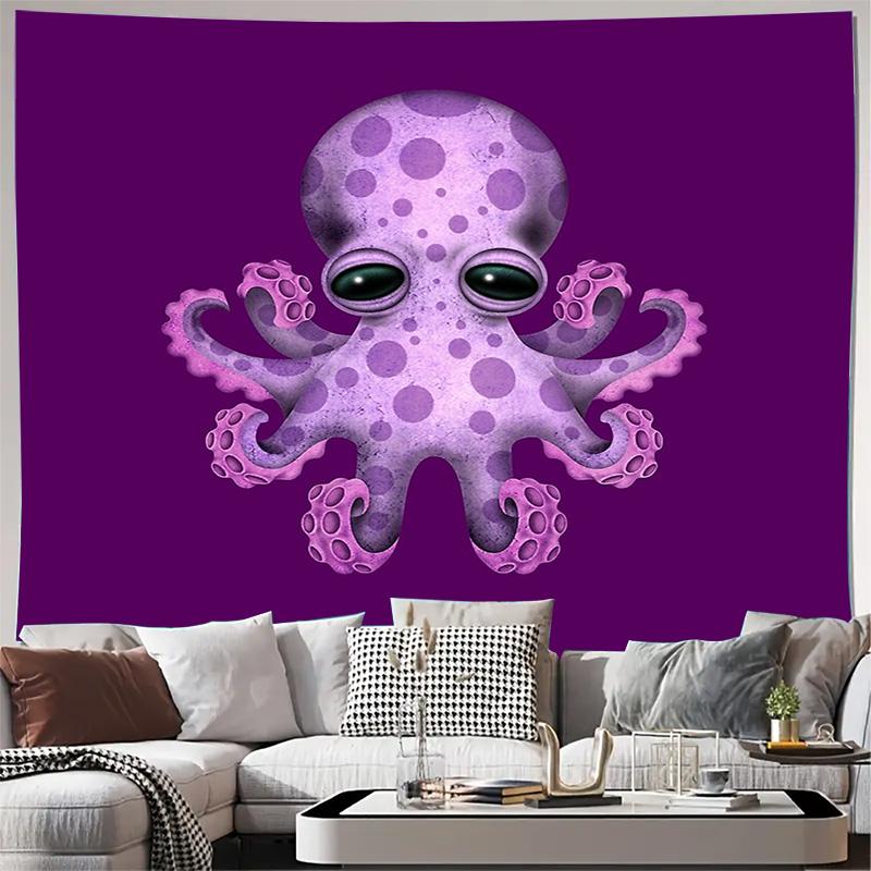 

Ocean Tapestry Wall Hanging Sea Life Decor Mermaid Theme Beach Vibes Coastal Home Decor Nautical Wall Art Fantasy Landscape Dorm 74x94cm(29x37in)
