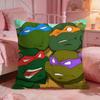 mMutant Ninja Turtles Cushion Cover Premium Comfort Reversible Pillow Cove Two in One Design for Any Room  Car Interior