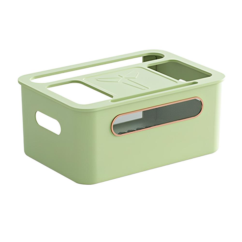 Router Storage Box Breathable Power Cable Storage Box Space Saving Cable Management Box Cable Organizer Box for Desk