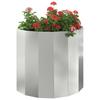 Planter Silver 60 x 30 x 50 cm Galvanized Steel