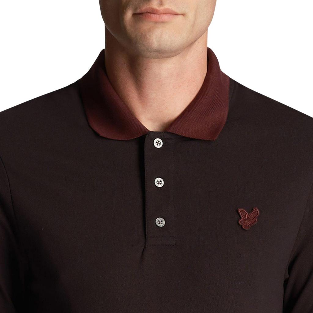 Lyle & Scott Mens Tonal Ringer Polo Shirt