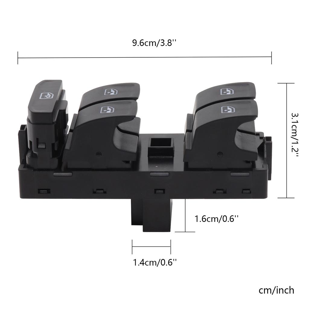 Electric Power Door Window Main Control Switch Button For Skoda Octavia Superb 5G0959857B 2014-2018