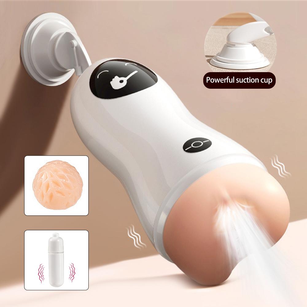 Automatic Male Masturbator Cup Suction Cup Rotating Modes Pocket Pussy Penis Blowjob Machine Sex Toy For Men Adult Supplies