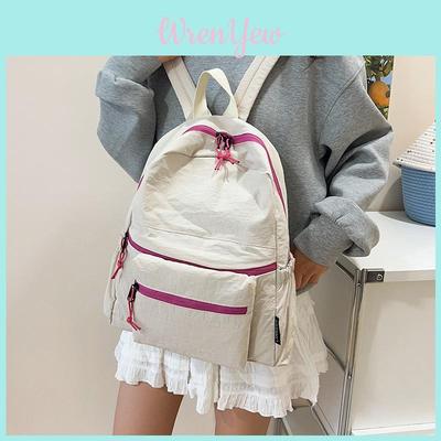 Casual Large Capacity Backpack For Women With Lightweight Fabric For Daily Use