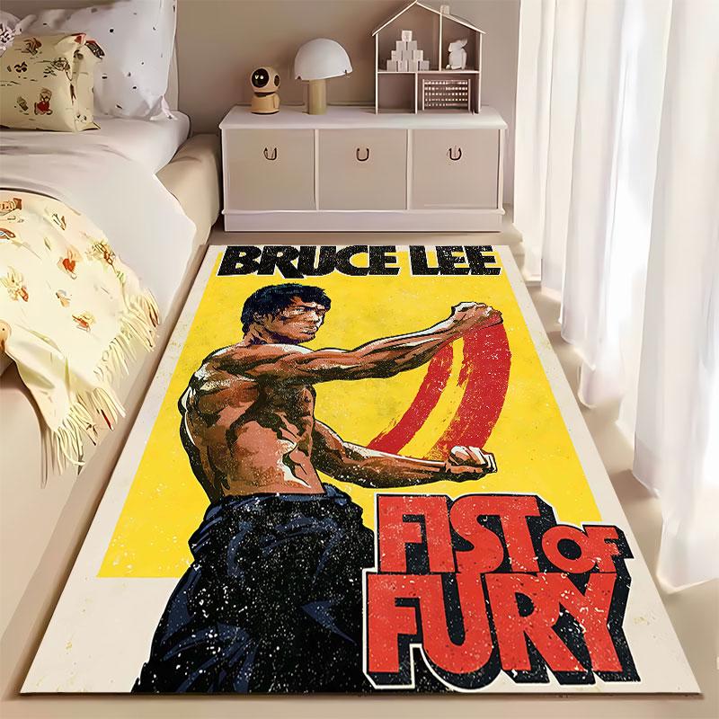 Bruce Lee Fist of Fury Carpet suitable as a non-slip mat for the living room or bedroom sofa