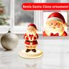 Resin Night Light Glowing Figurine Christmas Tabletop Decor