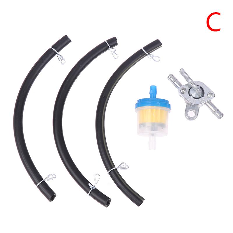 

1 комплект универсальный топливный кран бензиновый переключатель топливный кран бензиновый кран для генератора газовый двигатель топливные баки переключатель масляный труба набор