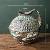 Ceramic Vase Coarse Earthenware Pot Flower Vase Flower Arrangement Accessories Ceramic Handicrafts Home Decoration Flowerpot