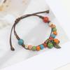 Ethnic Style Artistic Woven Jingdezhen Ceramic Hand Rope Student Children's Bracelet