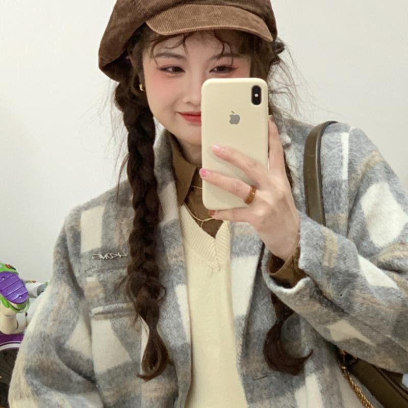 LOOKING4U CARA PARK Corduroy Newsboy Cap C1 Brown