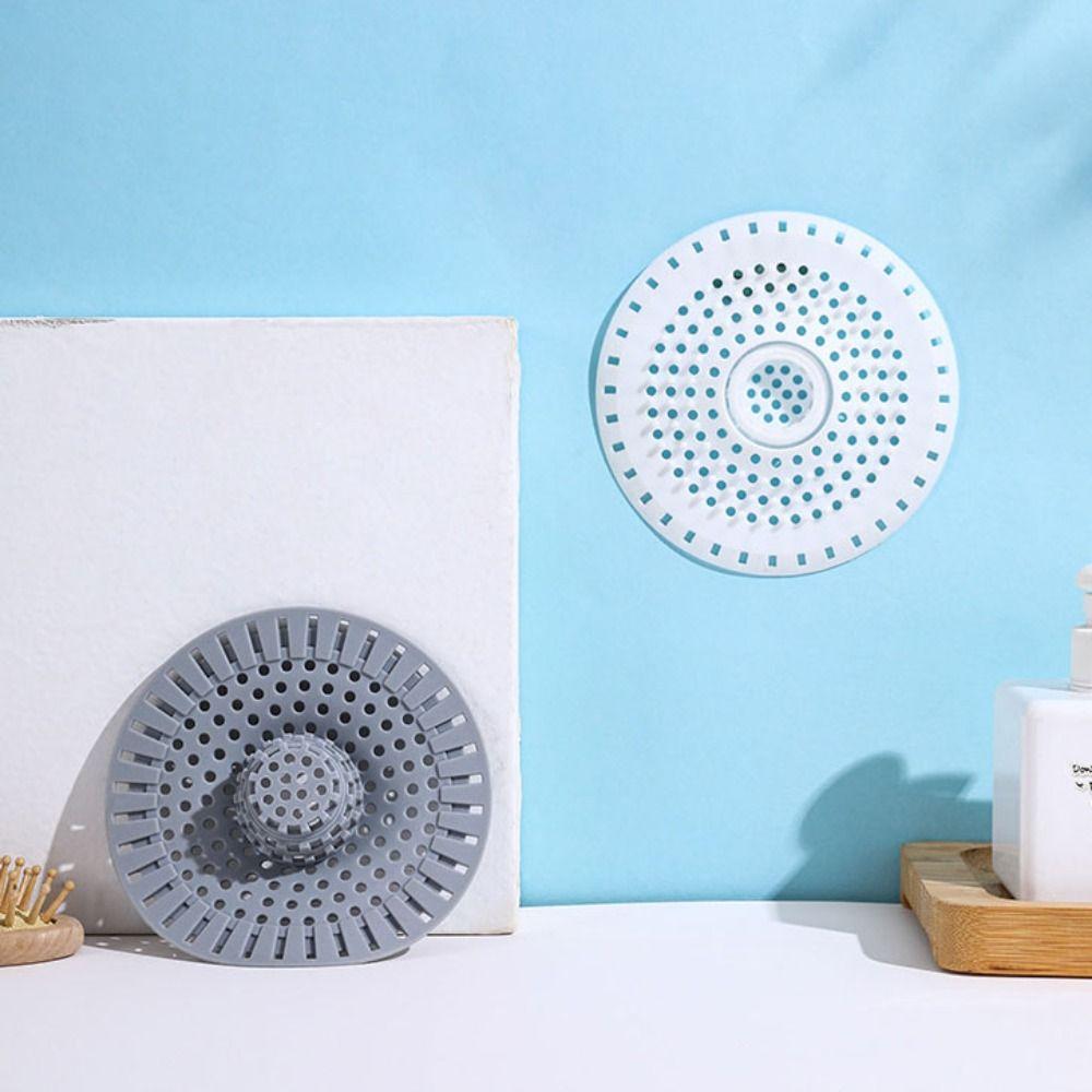 2pcs Anti-blocking Sink Strainer Round Shape Floor Drain Waste Catcher Drain Filter  Kitchen