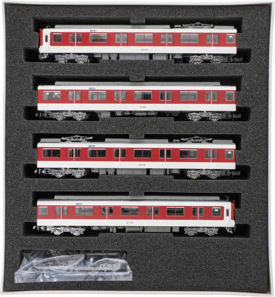 Greenmax N Gauge Kintetsu 8600 Series Early Selectable Car Model Railway 32007 Type, Number, 4-Car Add-on Set, Non-Powered, Train,