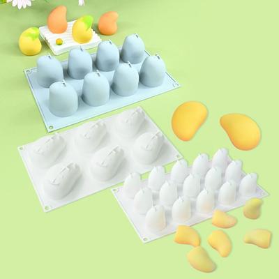 Food Grade Silicone Mango Mousse Cake Mold Heat Resistant French Pastry Mold Chocolate