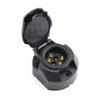 European 7-Pin 12V Trailer Plug & Socket Adapter for Car Modification
