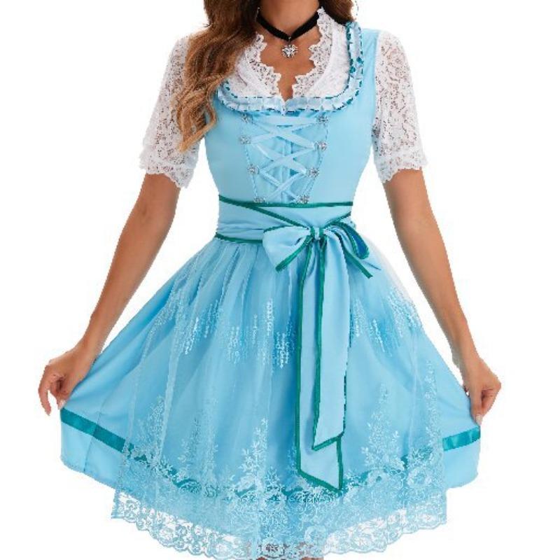 Hot Sale Oktoberfest Costume Women's Printed Beer Suit Dress Stage Performance Costume