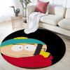 Eric Cartman Pattern Round rug,Carpet Rug for Living Room Bedroom Playroom ,Non-slip Floor Mat,Holiday Gifts and Birthday Gifts.