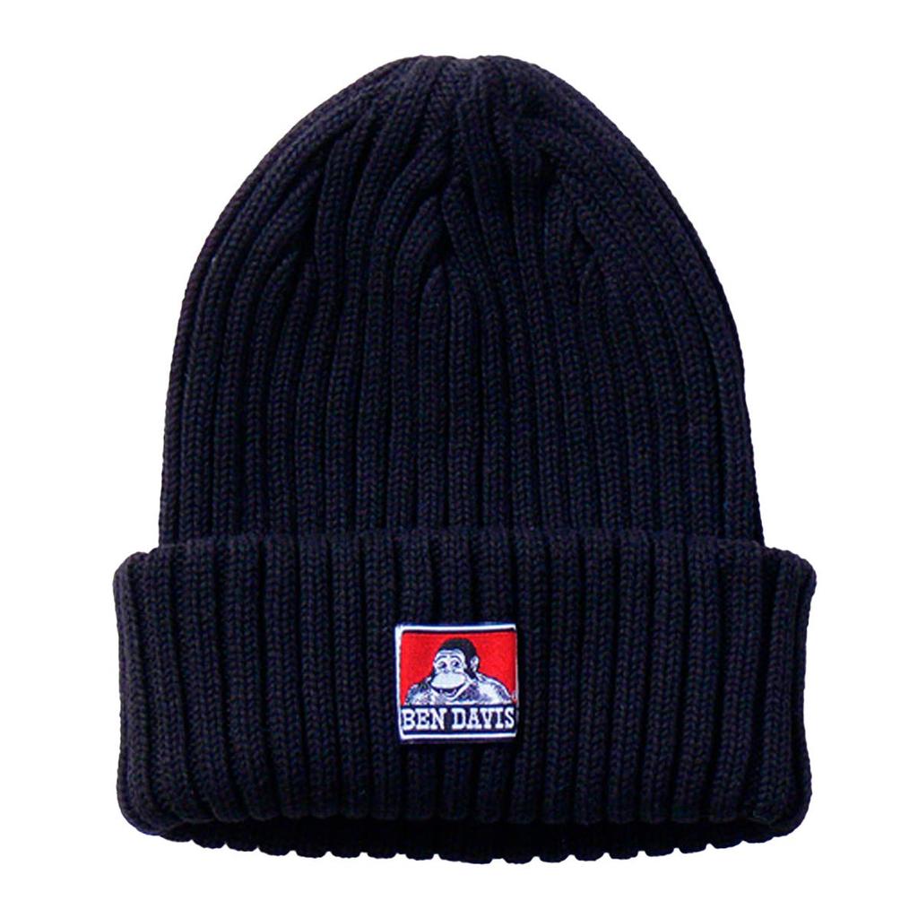 BEN DAVIS Cotton Knit Cap Beanie Watch Cap Hat with Gorilla Tag (Ben Davis) BDW-9500