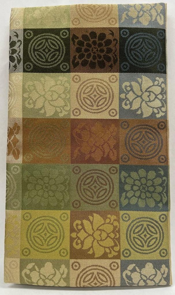 Taiko Sangyo Silk Specialty Cloth, Enshu DamaskGold Brown, 777-4