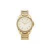 Michael Kors Whitney Three-Hand White Dial Gold Steel Strap Watch For Women - MK6693