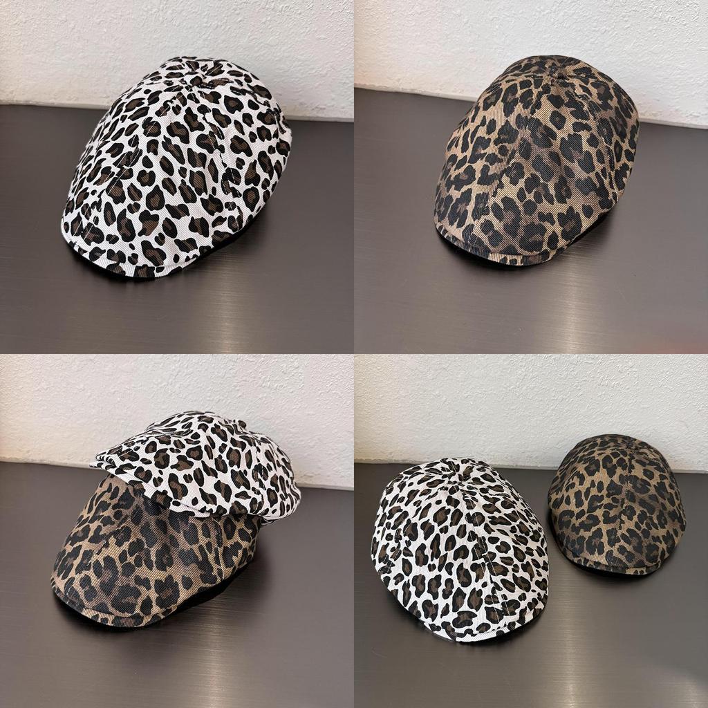 Leopard Printed Dad Hat With Cotton Blended Fabric For Casual Daily Use