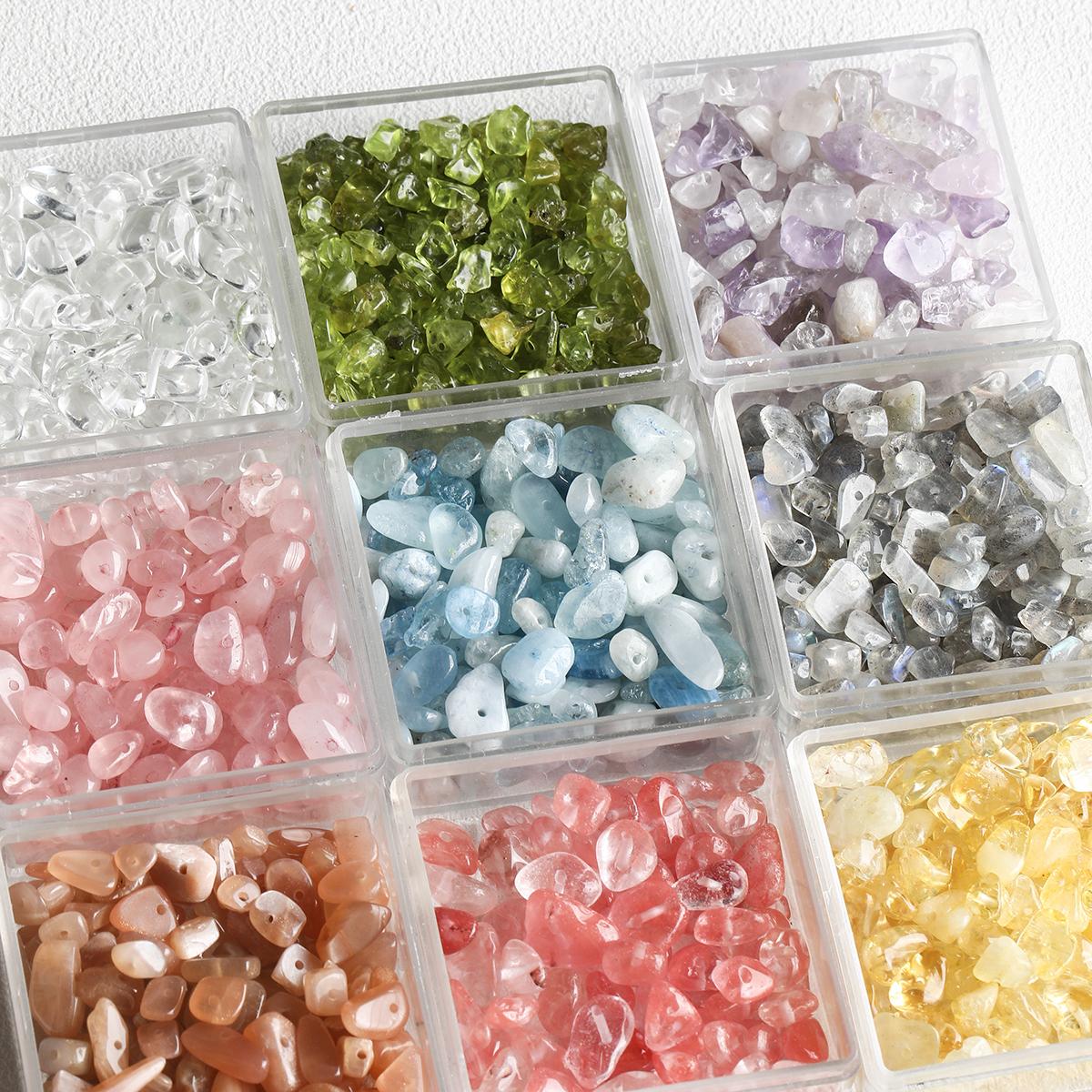 

Средний натуральный камень перидот аквамарин цитрин крошка свободные бусины браслет ожерелье материал для DIY аксессуаров бусины #11(All styles 10pcs）