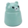 Přenosný drtič pilulek Vzor roztomilého medvídka Manuální drtič tablet pro děti Starší osoby Domácí mazlíčciZelený