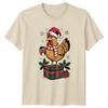 Christmas Chicken Coffee Holiday Unisexs TShirt Unisexs Graphic Tee