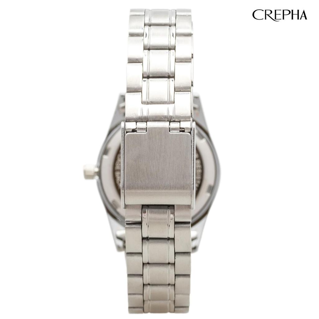 Clefer Serdica Analog Watch, SD-AL332-LUS, with Luminous Dial, Metal Strap, and Japanese Movement, Women's Silver