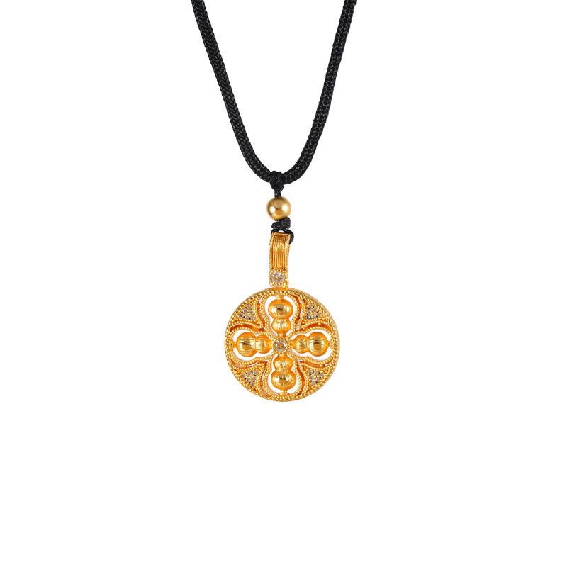 Rotating Gourd Round Brand National Fashion Jewelry Necklace Pendant