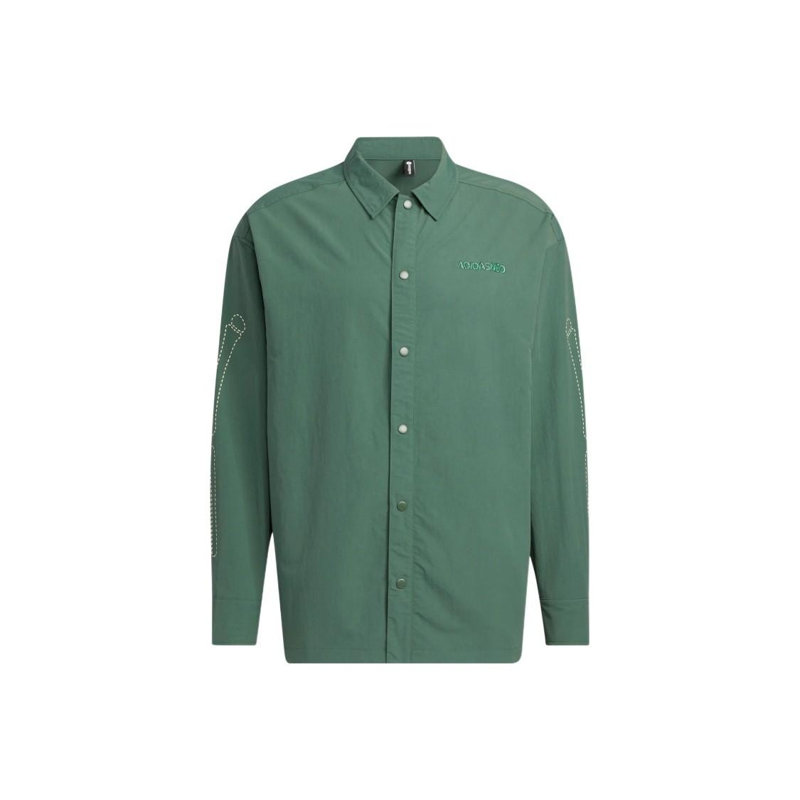 adidas neo x SESAME STREET collaborative sports shirt jacket, unisex, army green XXL