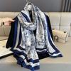 Women 180*90cm Fashion Beautiful Soft Silk Scarves Female Lady Shawl Hijab Wrap Foulard Bandanna Muffler Beach Pareo