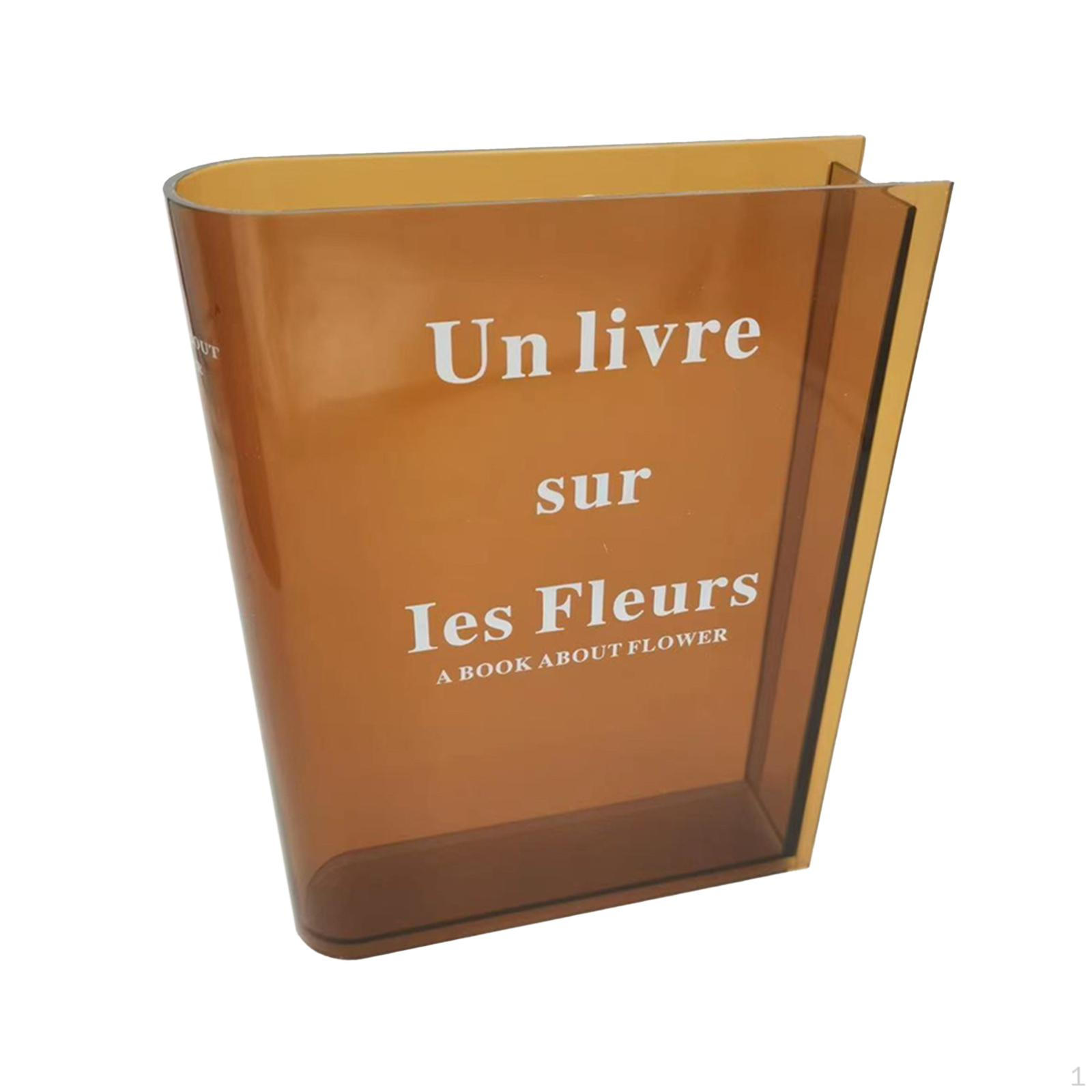 Flower Vase Modern Table Centerpieces Acrylic Decorative Art Vases for Office Desktop