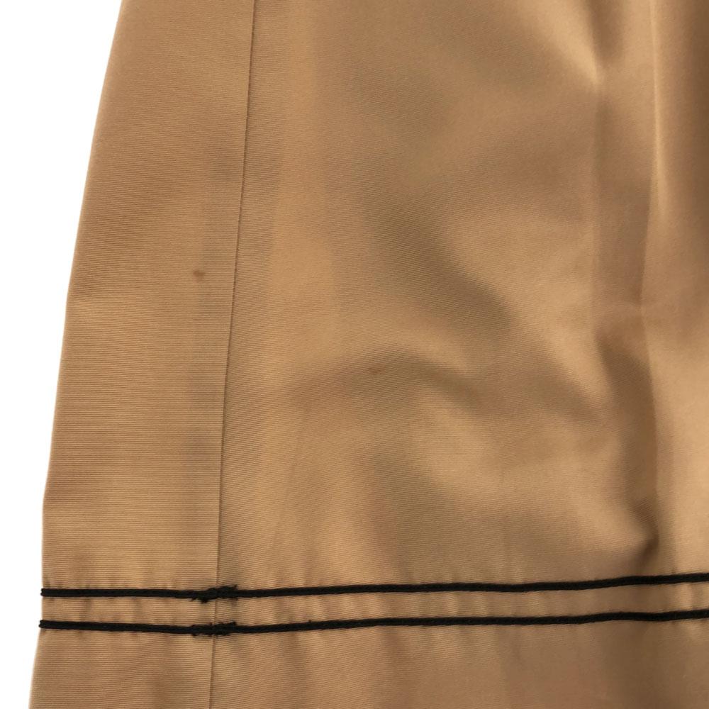 TOCCA Short Sleeve Switching One Piece 2 Beige Side Zip Women Used