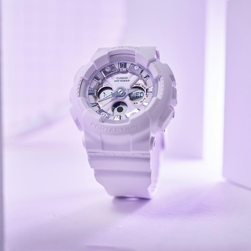 CASIO Women's BABY-G Purple Watch BA-130WP-6APR BA-130WP-6APR