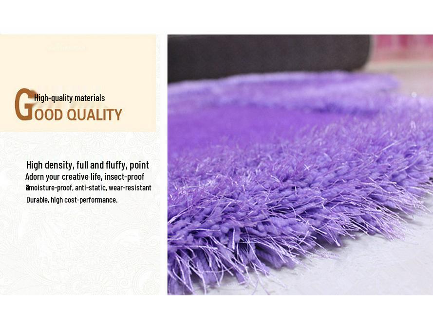 Red Heart-Shaped Non-Slip Wedding Room Floor Mat for Bedroom