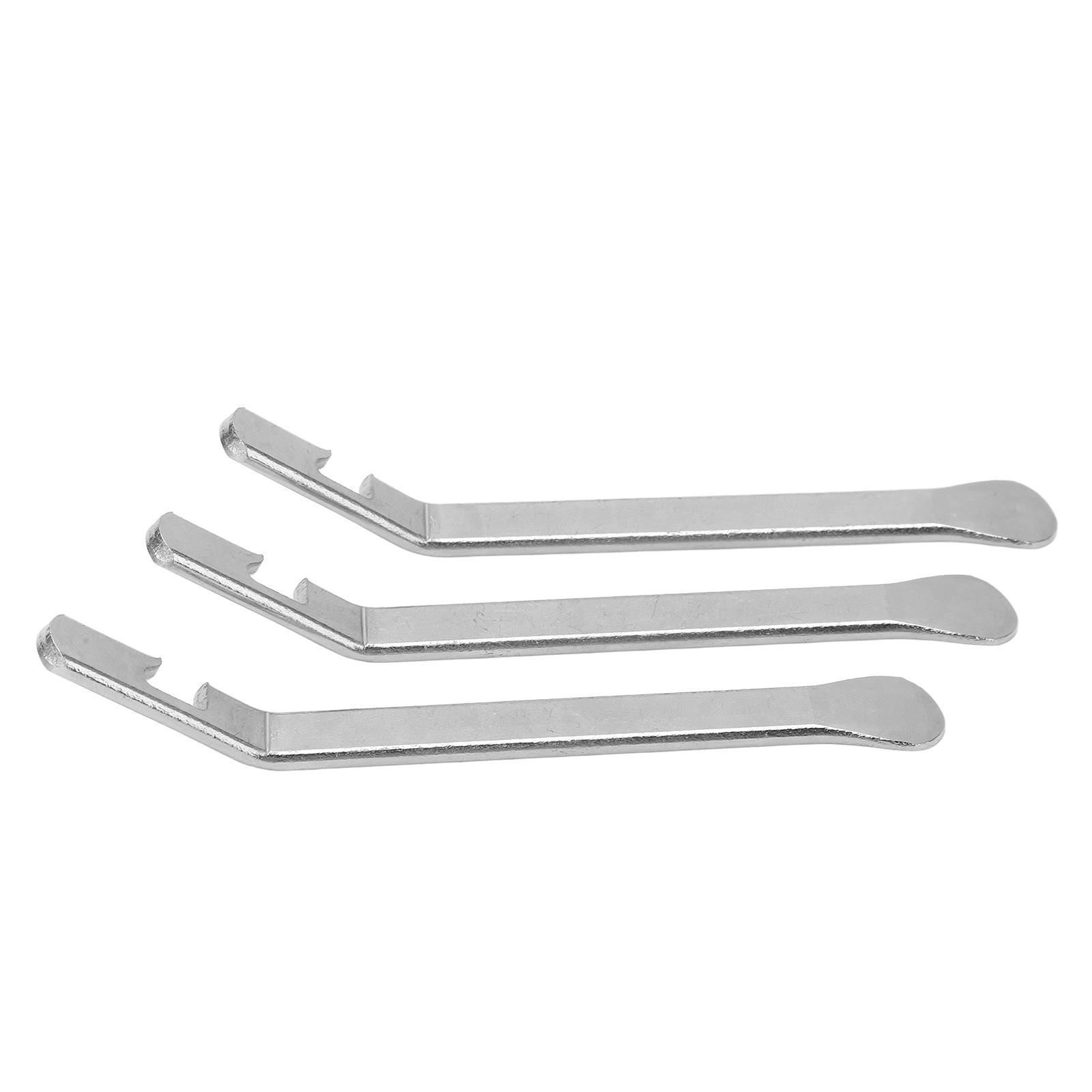 

3 шт. Велосипедные монтировки для шин из нержавеющей стали, высокая твердость, легкий вес, эргономичный дизайн, закругленные углы, прочные монтировки для шин